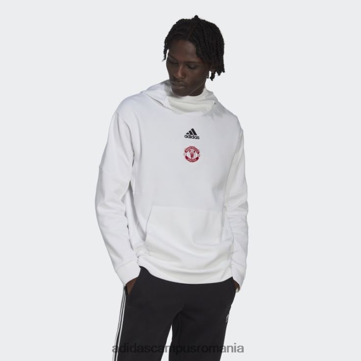 adidas campus romania hanorac alb de călătorie manchester united bărbați alb J266N213474