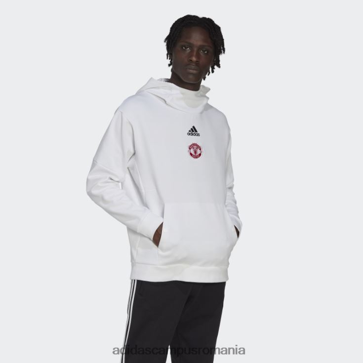 adidas campus romania hanorac alb de călătorie manchester united bărbați alb J266N213474
