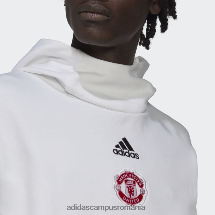 adidas campus romania hanorac alb de călătorie manchester united bărbați alb J266N213474