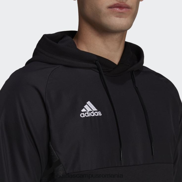 adidas campus romania hanorac condivo 22 negru bărbați alb negru J266N213609