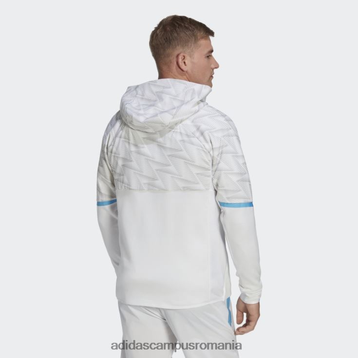 adidas campus romania hanorac de călătorie cu fermoar complet de ziua jocului din belgia alb bărbați alb J266N214911