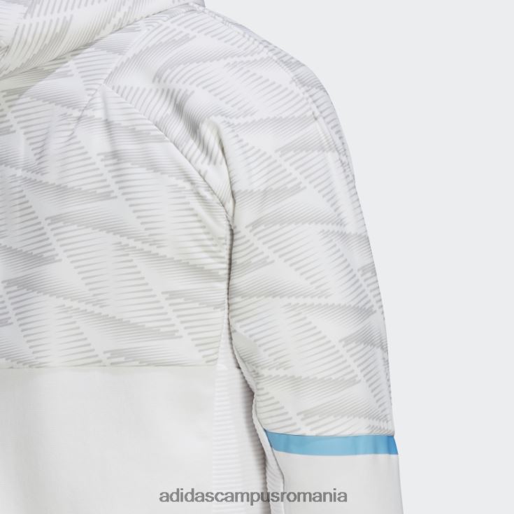 adidas campus romania hanorac de călătorie cu fermoar complet de ziua jocului din belgia alb bărbați alb J266N214911