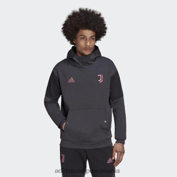 adidas campus romania hanorac de călătorie juventus carbon adidas bărbați carbon/negru J266N214184