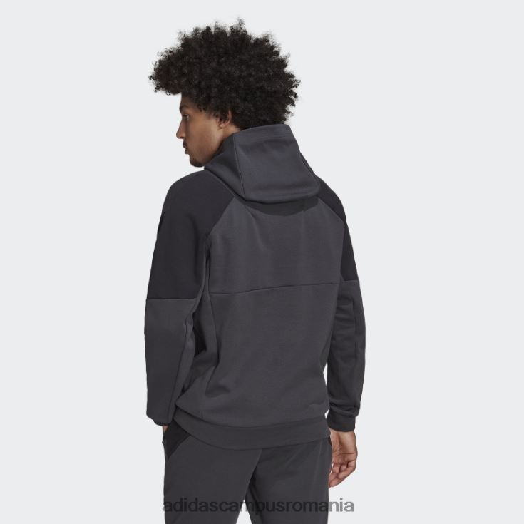adidas campus romania hanorac de călătorie juventus carbon adidas bărbați carbon/negru J266N214184