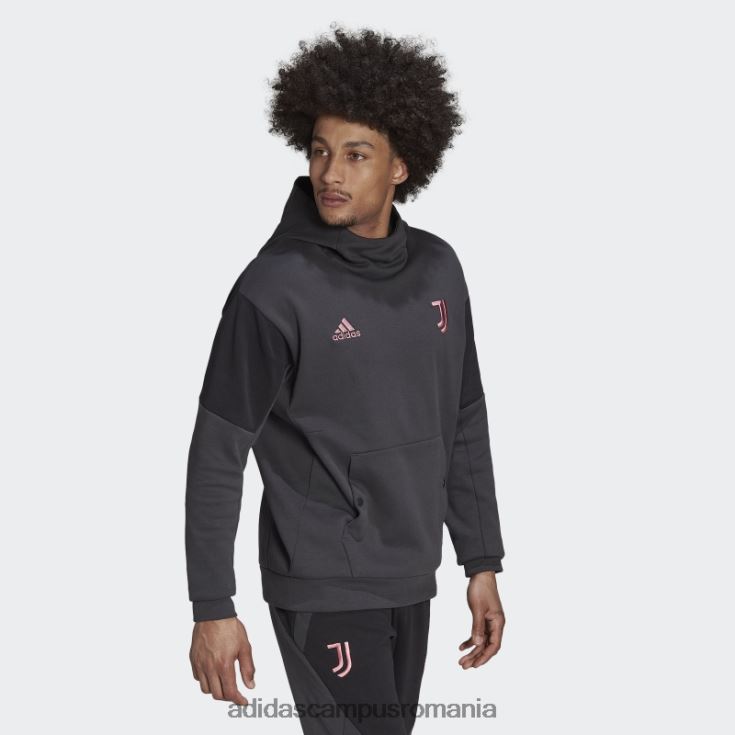 adidas campus romania hanorac de călătorie juventus carbon adidas bărbați carbon/negru J266N214184