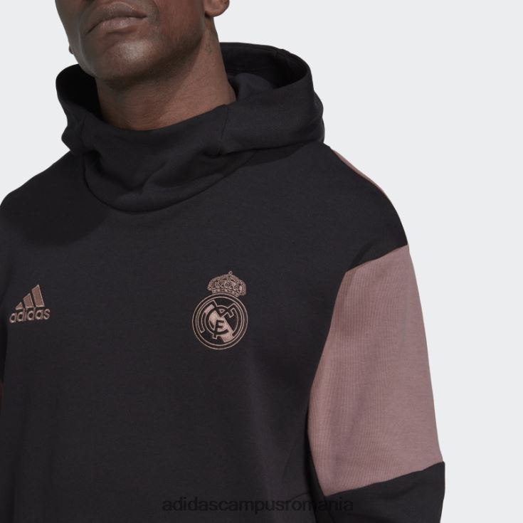 adidas campus romania hanorac de călătorie real madrid negru bărbați negru/violet J266N27111