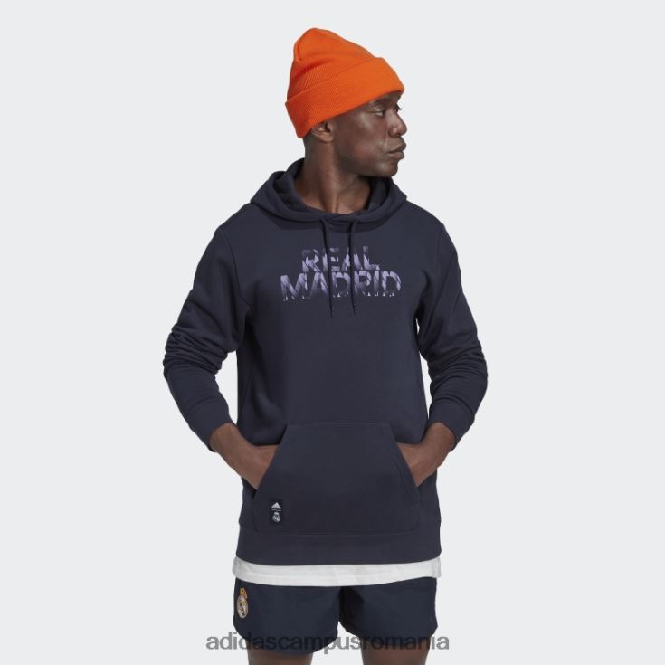 adidas campus romania hanorac grafic ADN real madrid night navy bărbați marina de noapte J266N213663