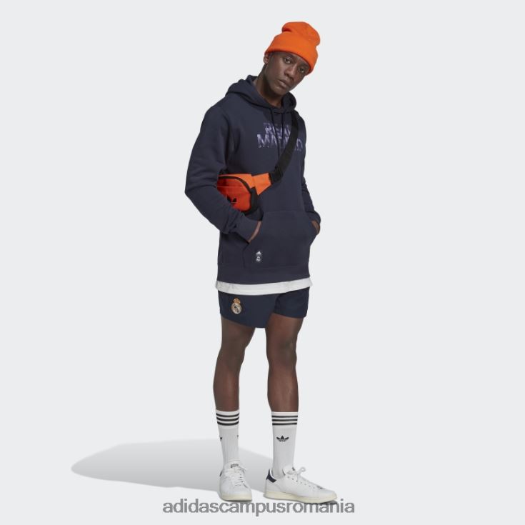 adidas campus romania hanorac grafic ADN real madrid night navy bărbați marina de noapte J266N213663