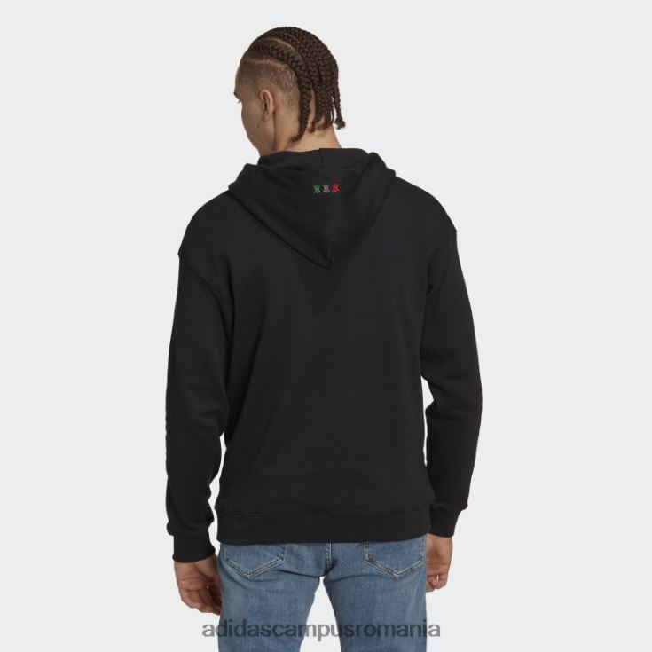 adidas campus romania hanorac negru ajax amsterdam x daily paper grafic bărbați negru J266N214302