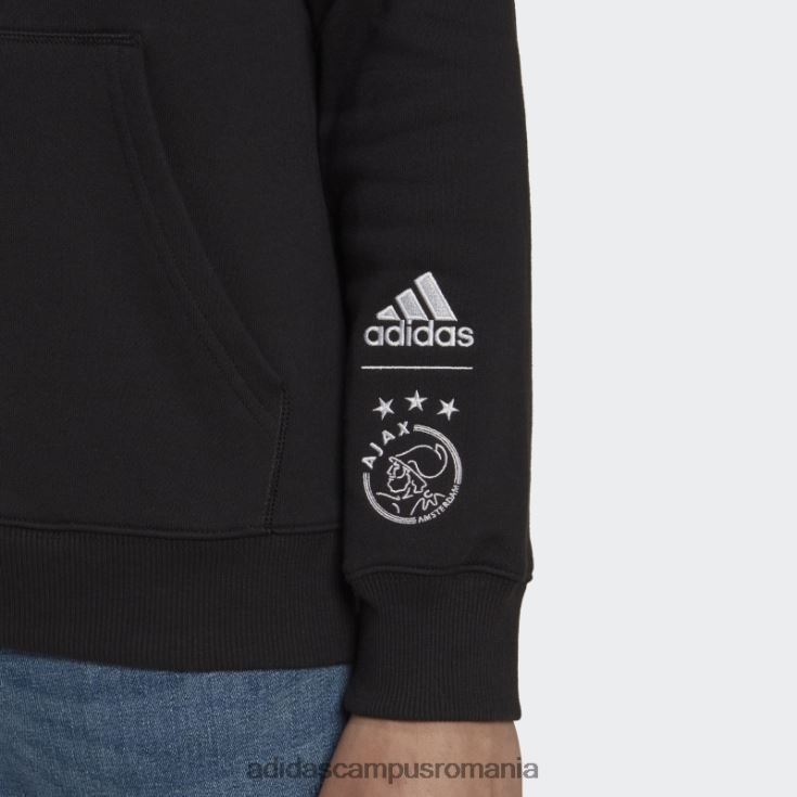 adidas campus romania hanorac negru ajax amsterdam x daily paper grafic bărbați negru J266N214302