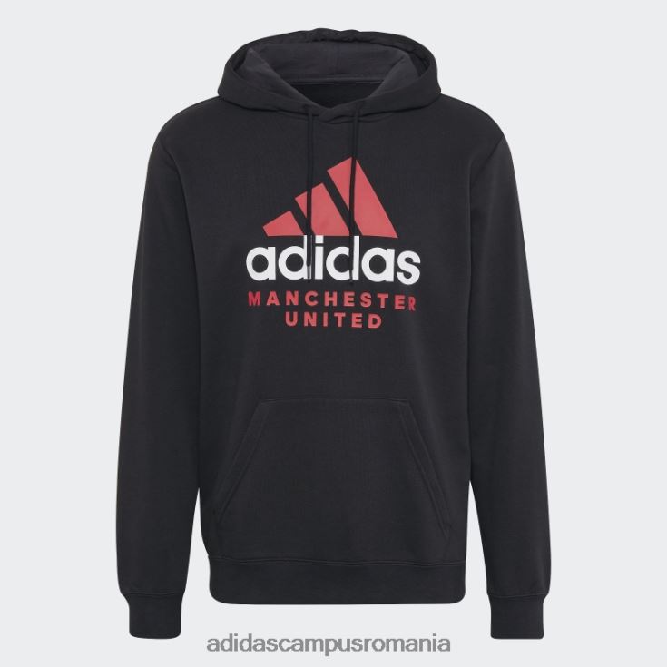 adidas campus romania hanorac negru cu glugă cu grafică ADN manchester united bărbați negru J266N213840