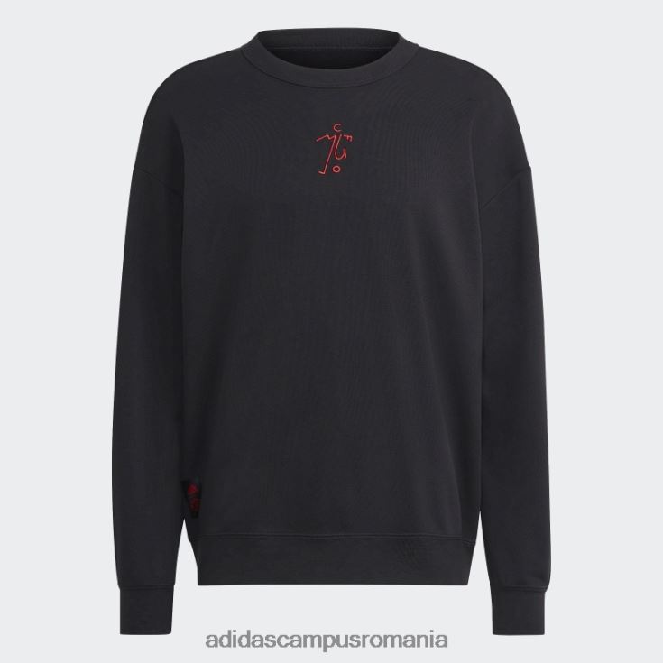 adidas campus romania hanorac negru manchester united graphic crew adidas bărbați negru J266N213947