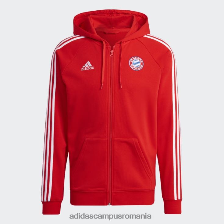 adidas campus romania hanorac roșu fc bayern dna cu fermoar complet adidas bărbați roșu J266N214415