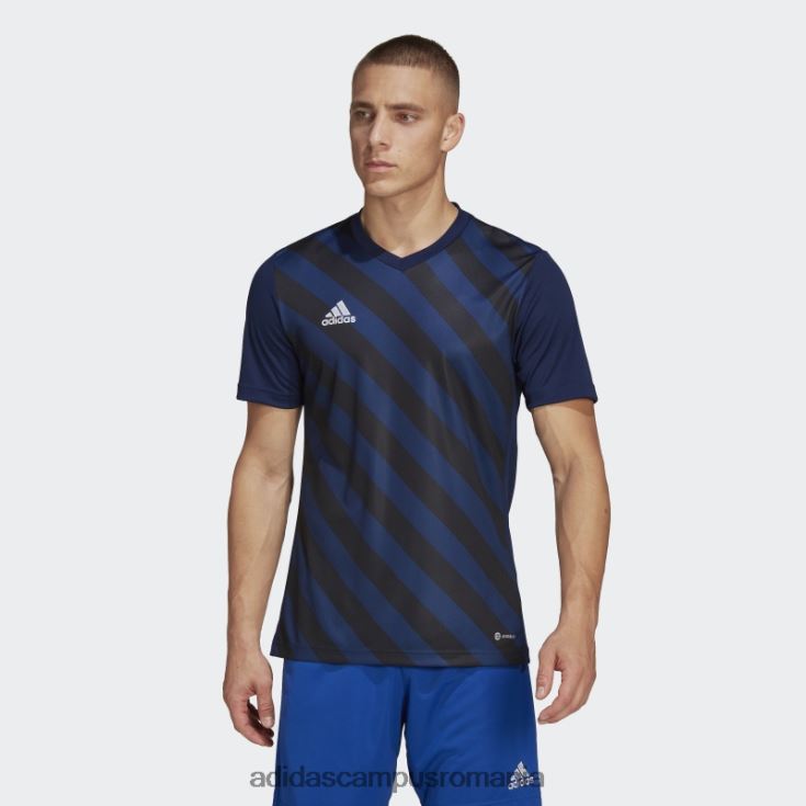 adidas campus romania hot entrada 22 tricou grafic negru bărbați bleumarin/negru J266N213746