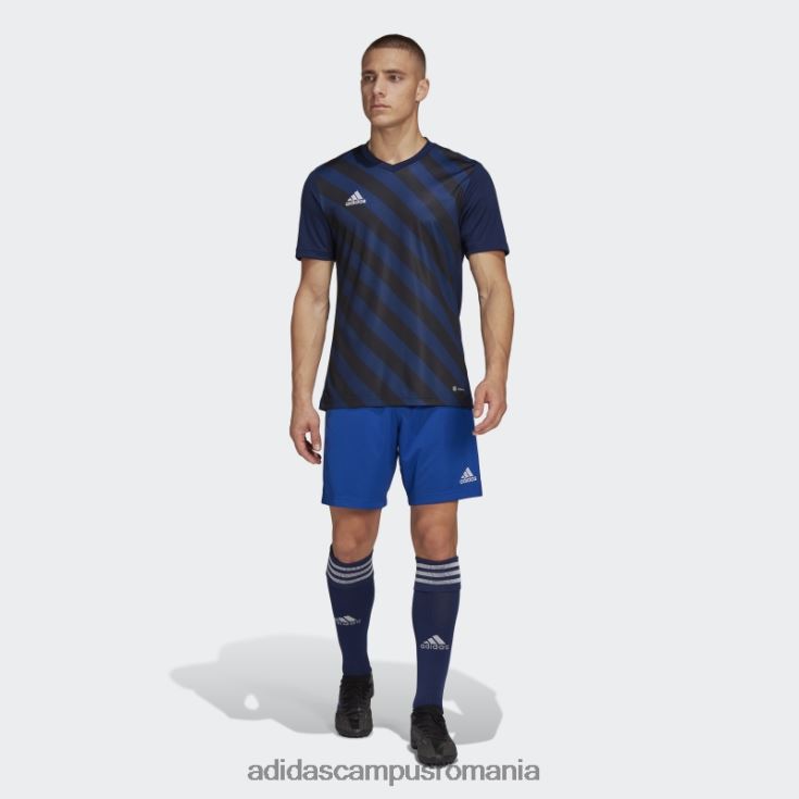 adidas campus romania hot entrada 22 tricou grafic negru bărbați bleumarin/negru J266N213746