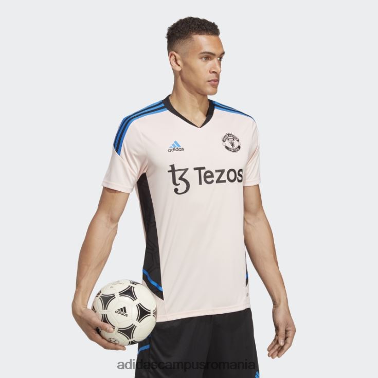 adidas campus romania icey pink manchester united condivo 22 tricou de antrenament fashion bărbați roz ca gheață J266N2964