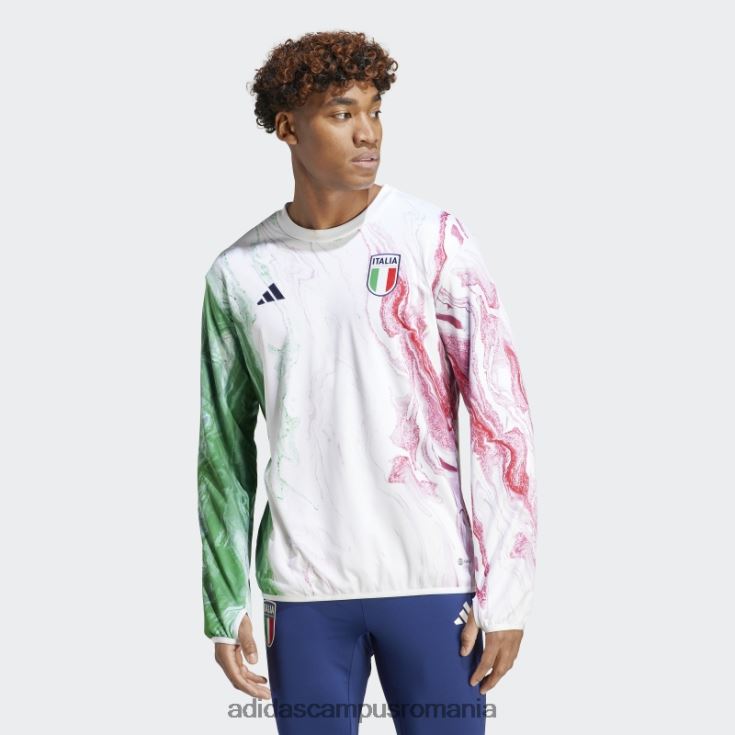 adidas campus romania italia pre-meci bluză caldă verde adidas bărbați verde/alb/rosu J266N213926
