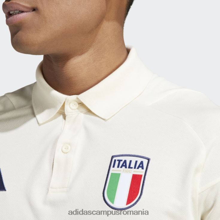 adidas campus romania italia tiro 23 tricou polo bumbac alb bărbați alb J266N214258
