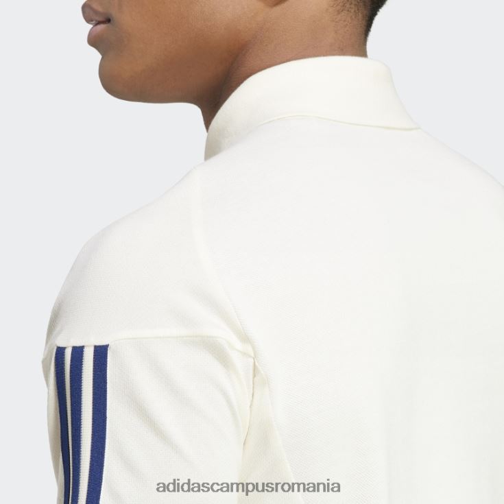 adidas campus romania italia tiro 23 tricou polo bumbac alb bărbați alb J266N214258