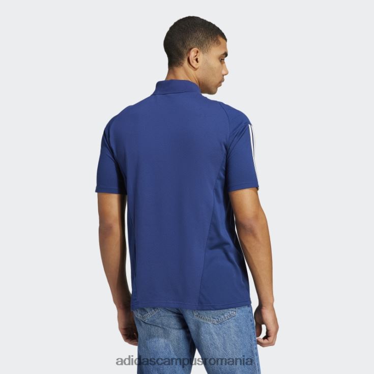 adidas campus romania italia tiro 23 tricou polo bumbac albastru închis bărbați albastru inchis J266N213735