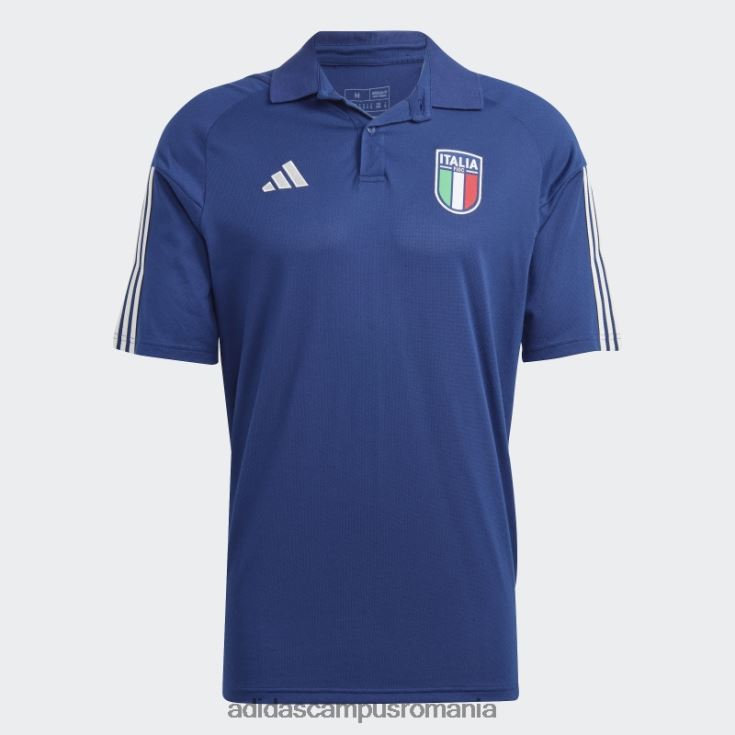 adidas campus romania italia tiro 23 tricou polo bumbac albastru închis bărbați albastru inchis J266N213735