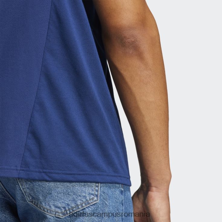 adidas campus romania italia tiro 23 tricou polo bumbac albastru închis bărbați albastru inchis J266N213735