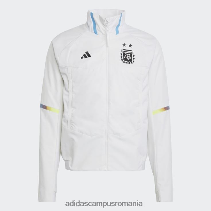 adidas campus romania jachetă argentina pentru ziua jocului, albă bărbați alb J266N27555