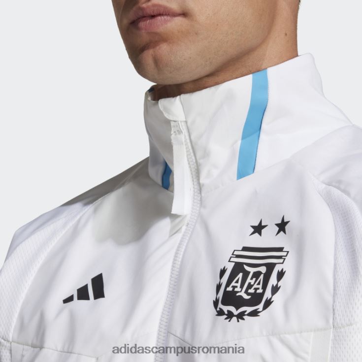 adidas campus romania jachetă argentina pentru ziua jocului, albă bărbați alb J266N27555