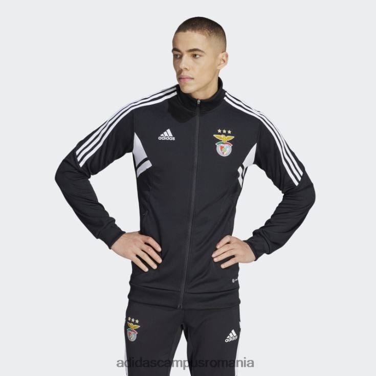 adidas campus romania jachetă benfica condivo neagră bărbați negru J266N213849