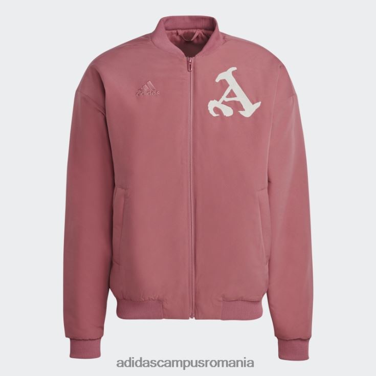 adidas campus romania jachetă căptușită arsenal chinese story roz bărbați roz J266N213142