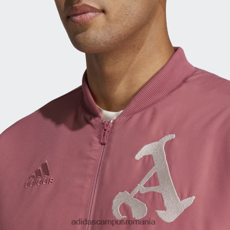 adidas campus romania jachetă căptușită arsenal chinese story roz bărbați roz J266N213142