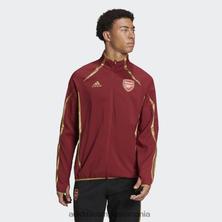 adidas campus romania jachetă țesută arsenal teamgeist noble maroon bărbați nobil maro J266N215229