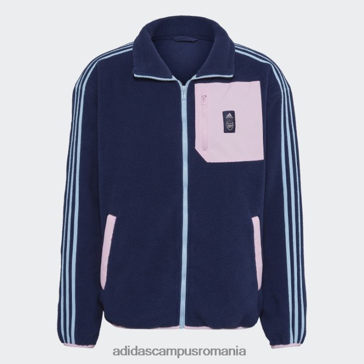 adidas campus romania jachetă fleece arsenal lifestyler bleumarin bărbați marina J266N213738