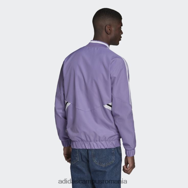 adidas campus romania jachetă lila real madrid anthem bărbați liliac J266N26988