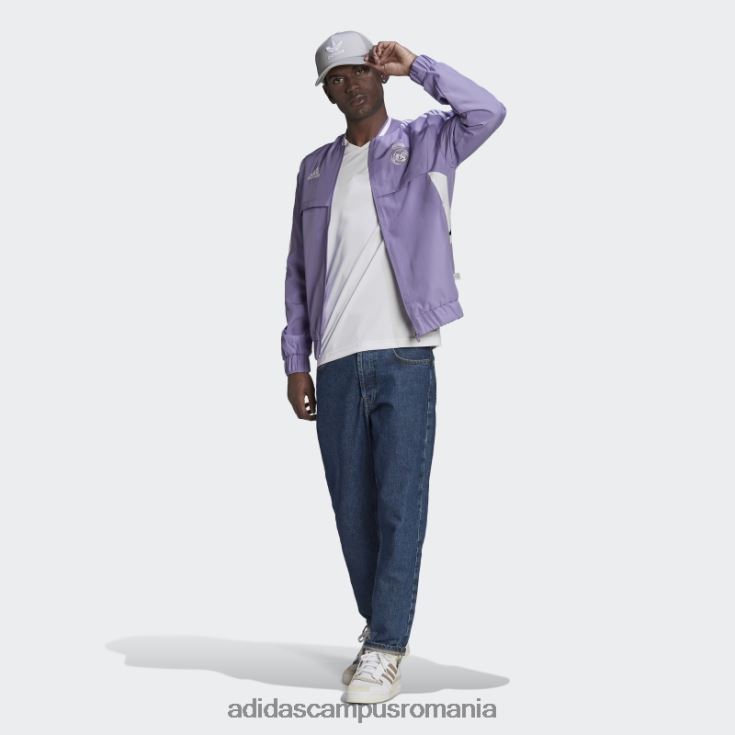 adidas campus romania jachetă lila real madrid anthem bărbați liliac J266N26988