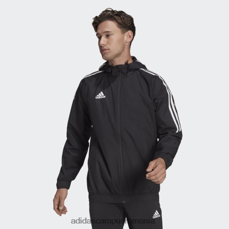 adidas campus romania jachetă neagră condivo 22 pentru orice vreme bărbați negru J266N26316