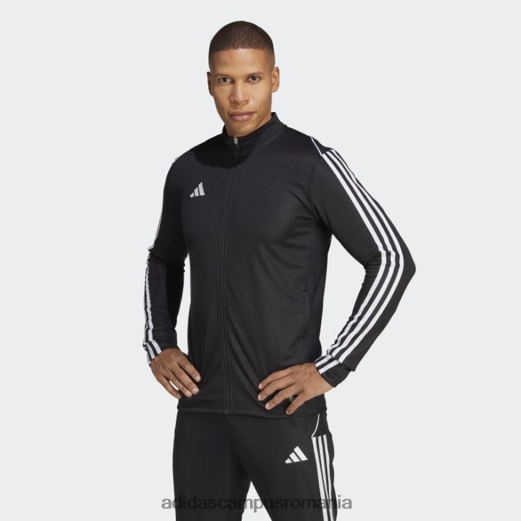 adidas campus romania jachetă neagră de antrenament league tiro 23 bărbați negru J266N24870