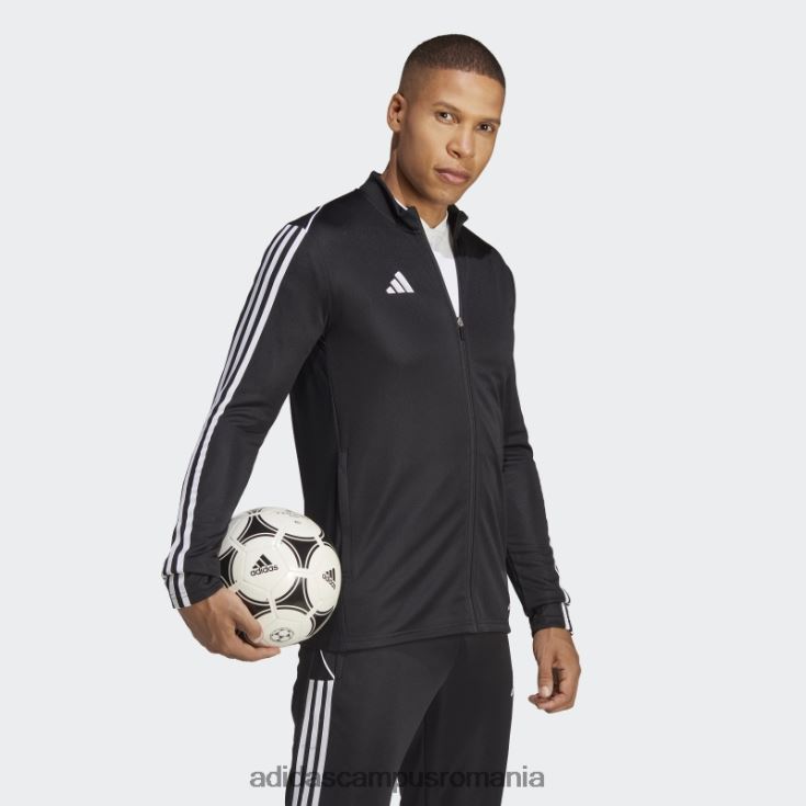 adidas campus romania jachetă neagră de antrenament league tiro 23 bărbați negru J266N24870