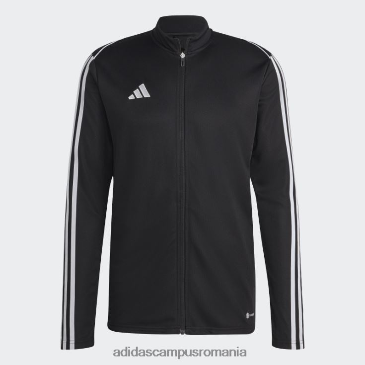 adidas campus romania jachetă neagră de antrenament league tiro 23 bărbați negru J266N24870