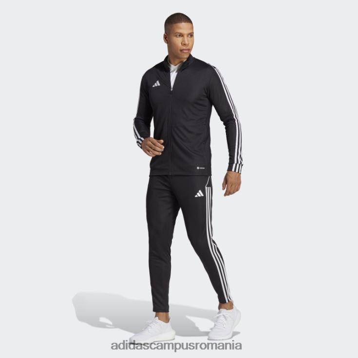 adidas campus romania jachetă neagră de antrenament league tiro 23 bărbați negru J266N24870