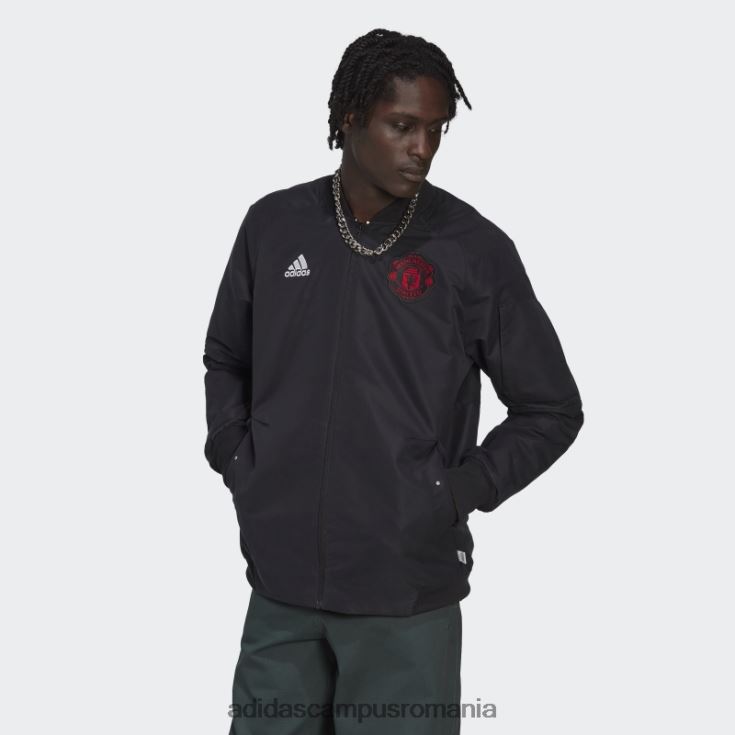 adidas campus romania jachetă neagră de voiaj manchester united adidas bărbați negru J266N214343