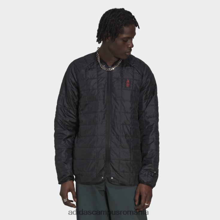 adidas campus romania jachetă neagră de voiaj manchester united adidas bărbați negru J266N214343