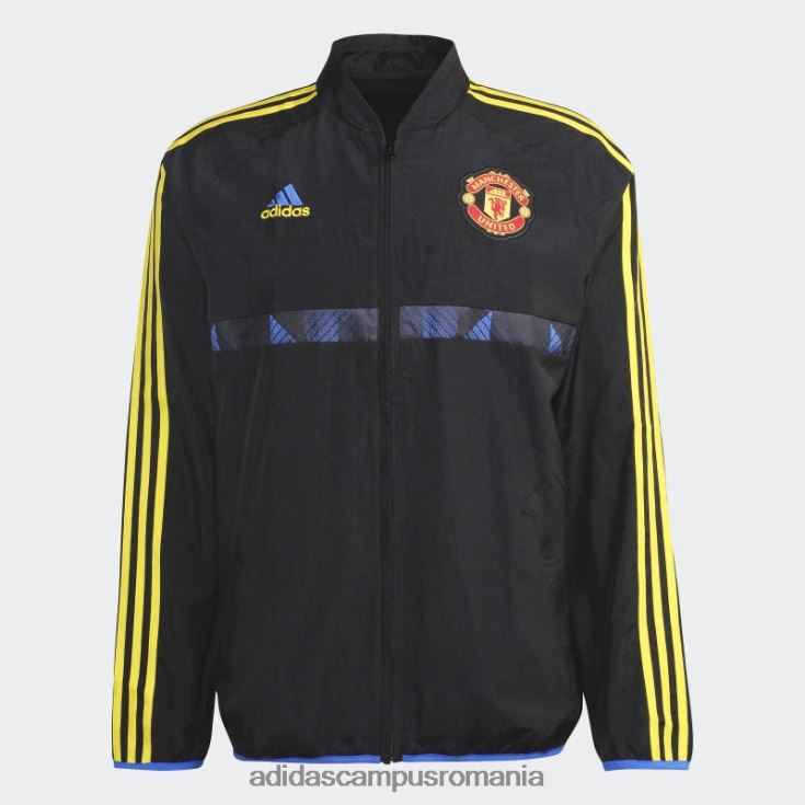 adidas campus romania jachetă neagră țesută manchester united icons bărbați negru J266N215070