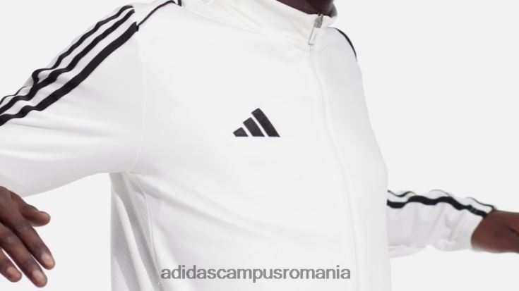 adidas campus romania jacheta de antrenament liga 23 alb fashion bărbați alb J266N26163