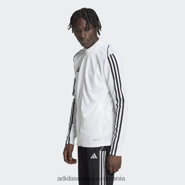 adidas campus romania jacheta de antrenament liga 23 alb fashion bărbați alb J266N26163