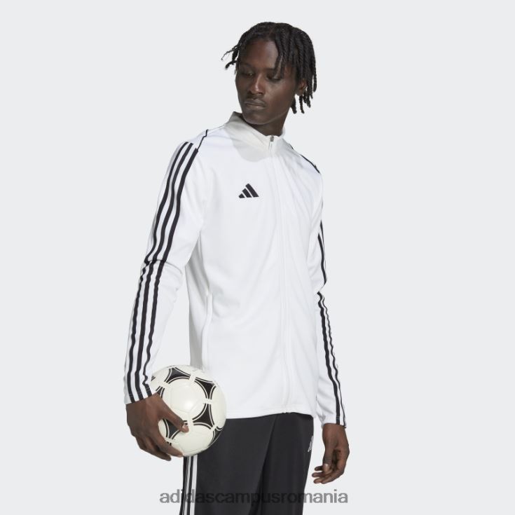 adidas campus romania jacheta de antrenament liga 23 alb fashion bărbați alb J266N26163