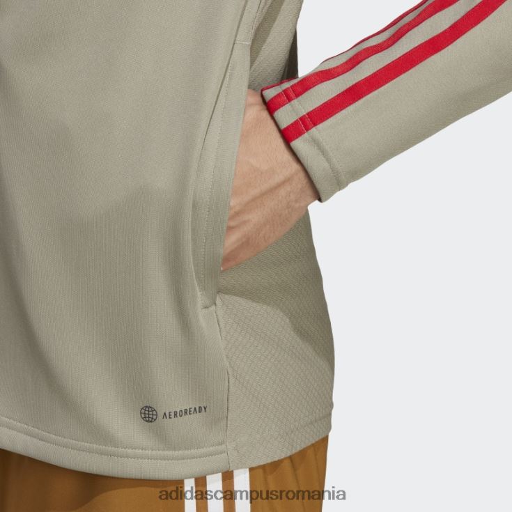 adidas campus romania jacheta de antrenament liga tiro 23 argintie pebble adidas bărbați pietriș argintiu/stacojiu J266N26054