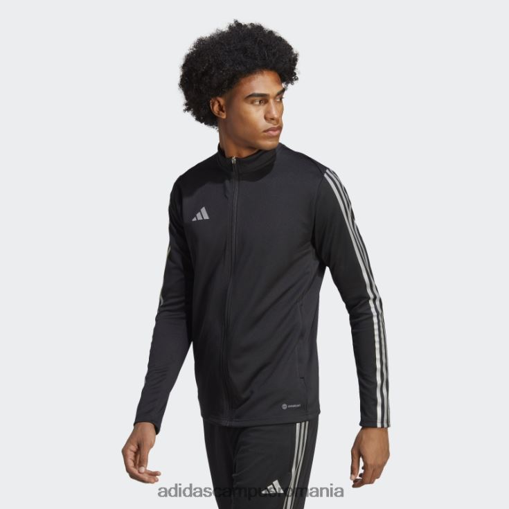 adidas campus romania jacheta de antrenament tiro reflectorizanta neagra adidas bărbați negru argintiu J266N26198