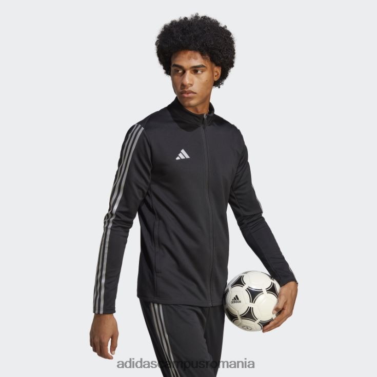 adidas campus romania jacheta de antrenament tiro reflectorizanta neagra adidas bărbați negru argintiu J266N26198