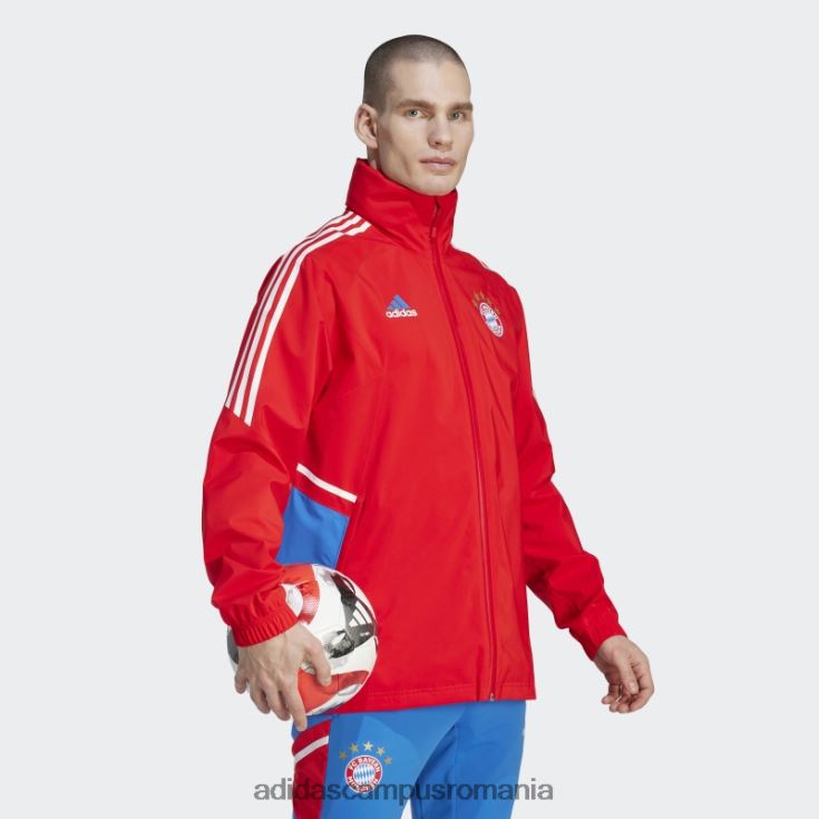 adidas campus romania jacheta de ploaie fc bayern condivo 22 rosie adidas bărbați roșu/regal J266N214352